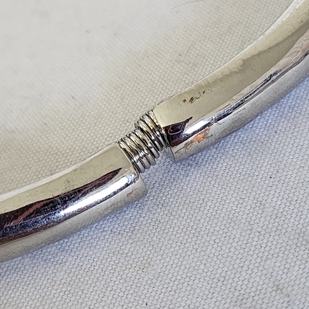 Stunning Silver Black Enamel and Crystal Double Tiger Spring Collar Necklace - Picture 7 of 8